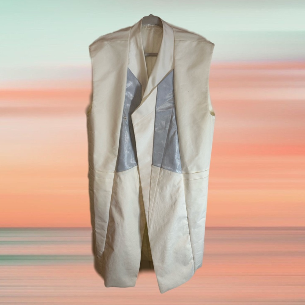 Rick Owens Futuristic White Vest